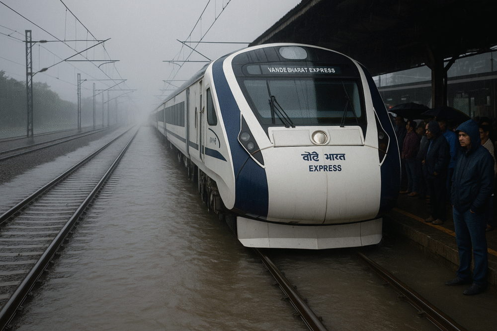 Vande bharat train delay in chhattisgarh