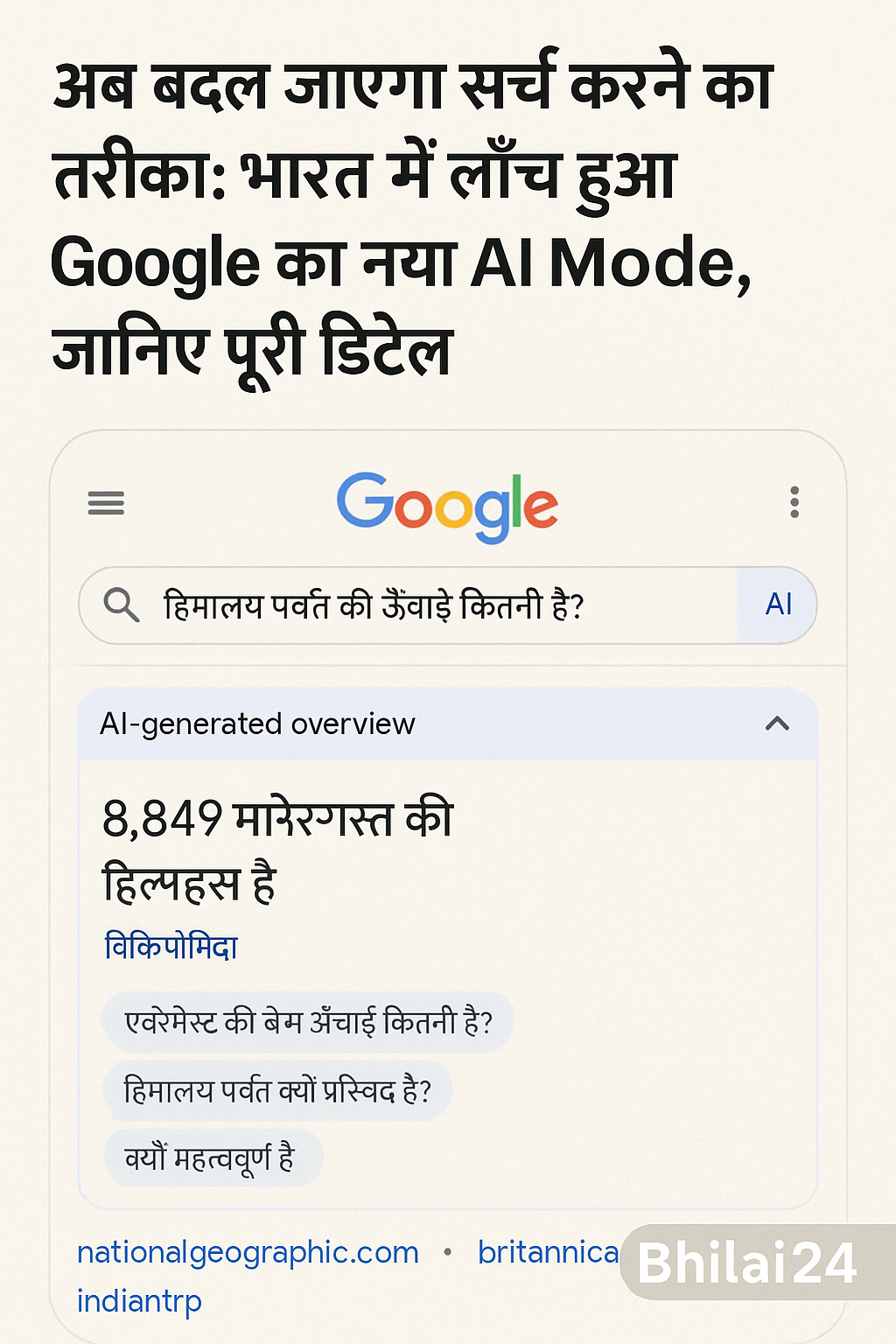 Google AI mode